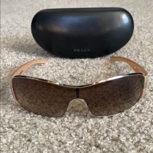 Men’s Prada Beige Sunglasses